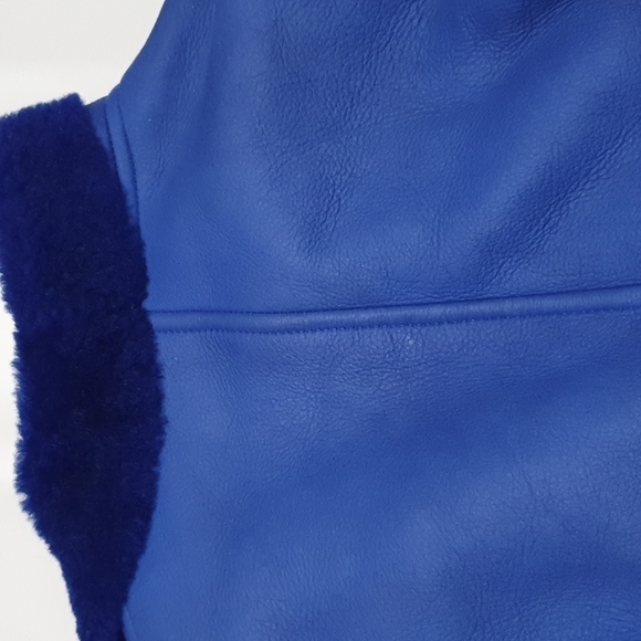 Vintage KENZO Paris Shearling Leather Sheepskin Jacket - Picture 12 of 13